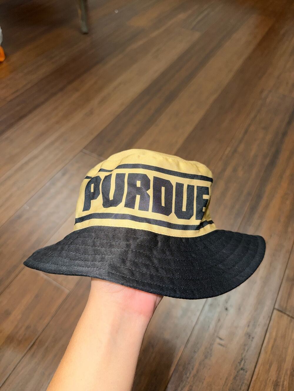 Reversible Purdue Boilermakers Bucket hat